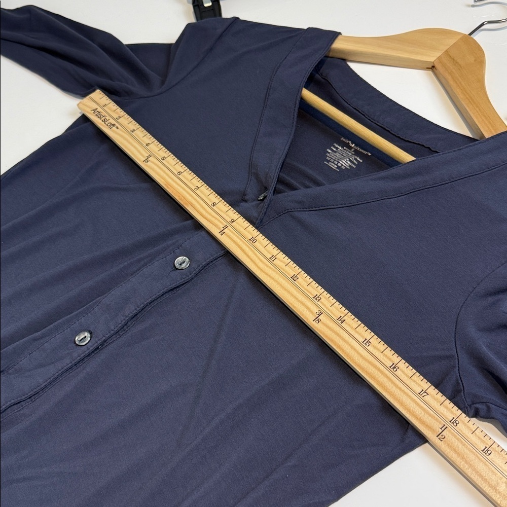 Knix Navy Button-Up Romper Size Small - Picture 4 of 5